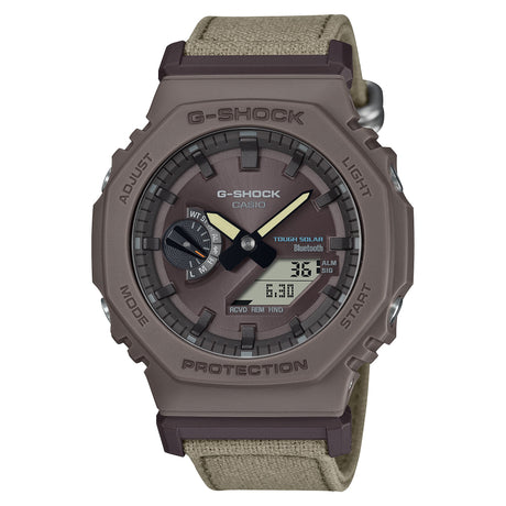 GA-B2100 Reloj G-Shock Pulsera de Goma para Hombre Doble hora Bluetooth