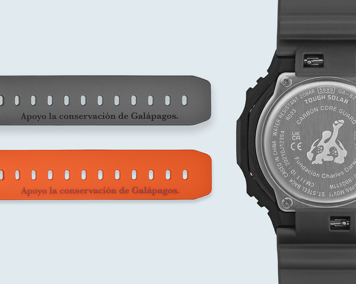 GA-B2100DF-1A Reloj G-Shock x Charles Darwin Foundation de hombre pulsera de resina Bluetooth