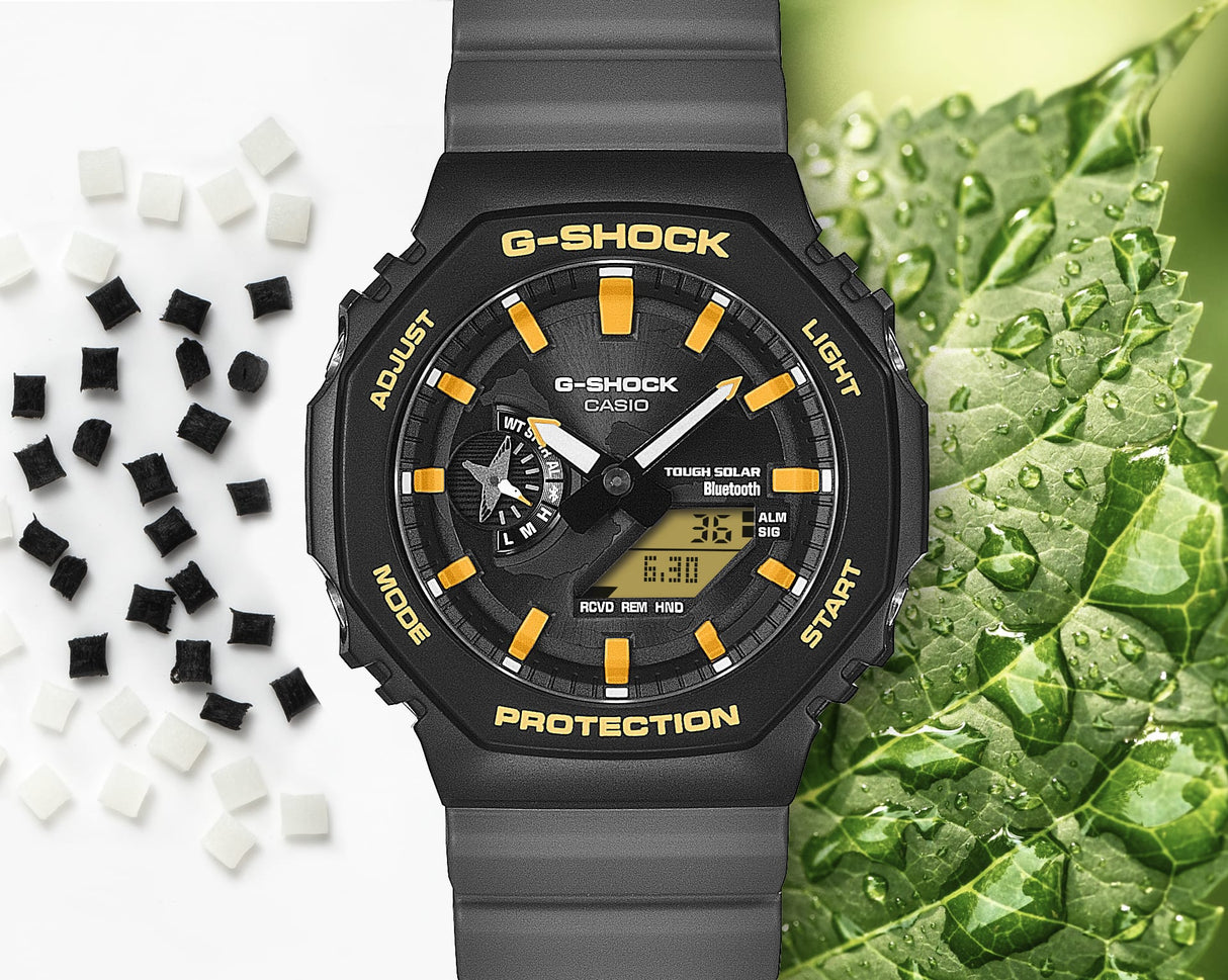 GA-B2100DF-1A Reloj G-Shock x Charles Darwin Foundation de hombre pulsera de resina Bluetooth
