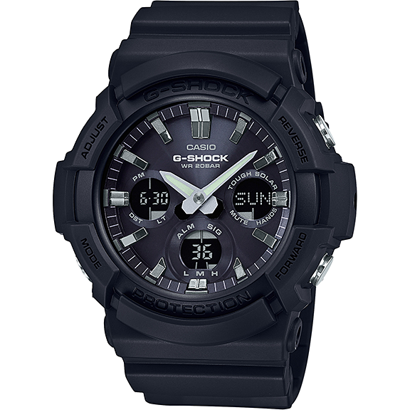 GAS-100 Reloj G-Shock de hombre correa de caucho 42 mm