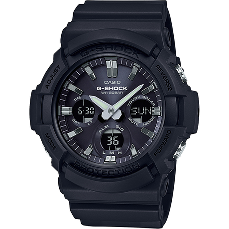 GAS-100 Reloj G-Shock de hombre correa de caucho 42 mm