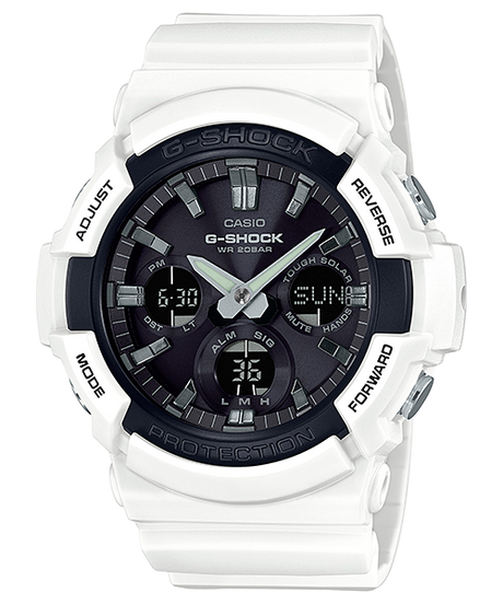 GAS-100 Reloj G-Shock de hombre correa de caucho 42 mm