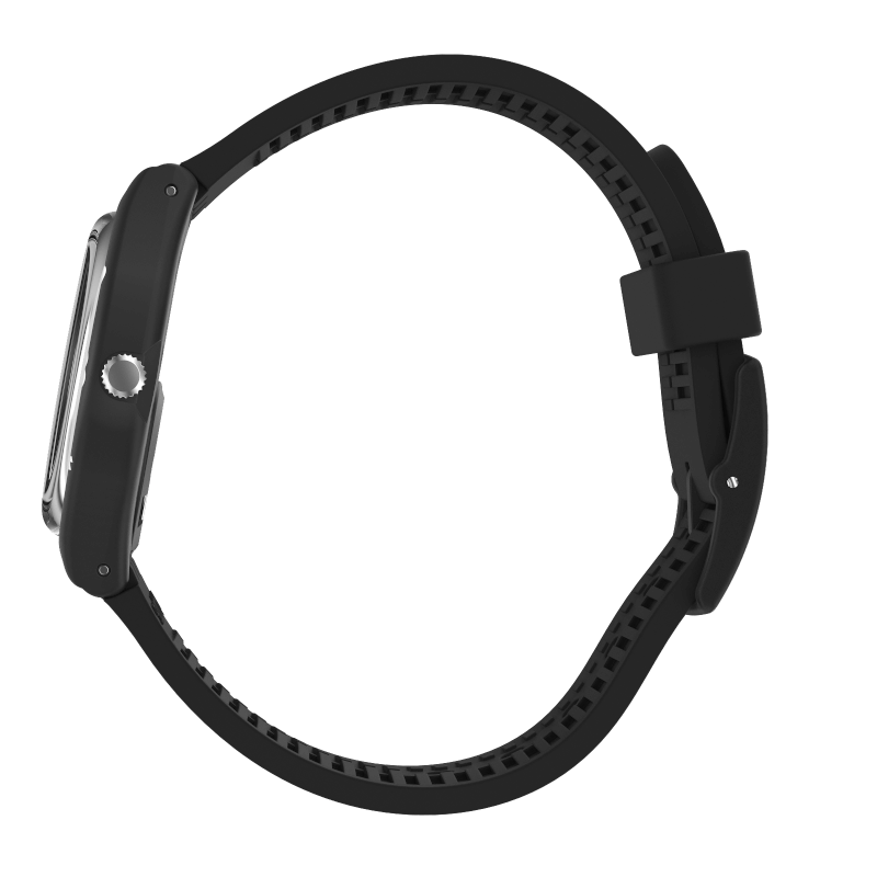 GB757 Reloj Swatch Over Black de hombre pulsera de resina 34 mm