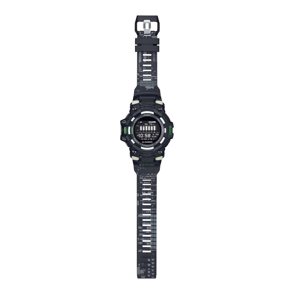 GBD-100 Reloj G-Shock Pulsera de Caucho para Hombre Digital Bluetooth