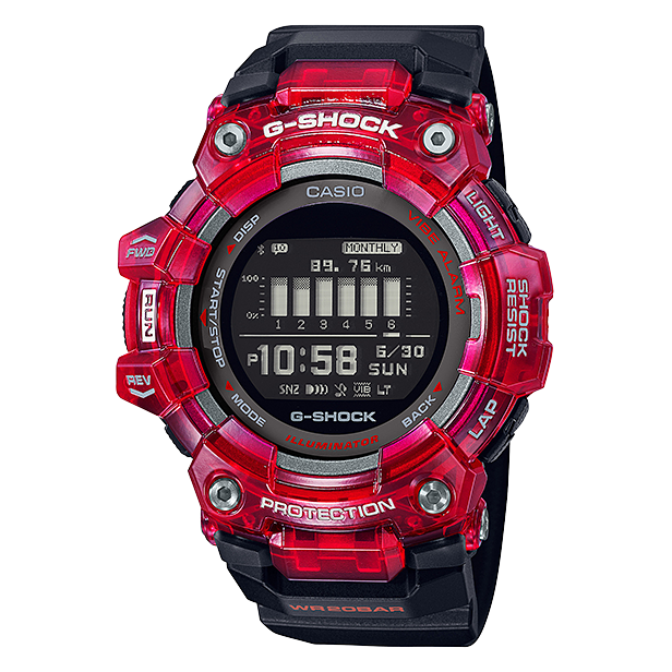 GBD-100 Reloj G-Shock Pulsera de Caucho para Hombre Digital Bluetooth