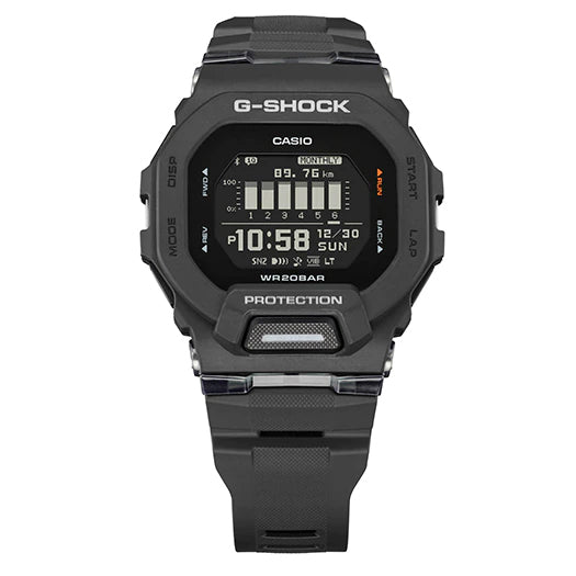 GBD-200 Reloj G-Shock Pulsera de Caucho para Hombre Digital Bluetooth