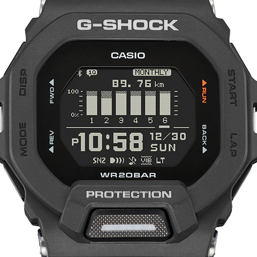 GBD-200 Reloj G-Shock Pulsera de Caucho para Hombre Digital Bluetooth