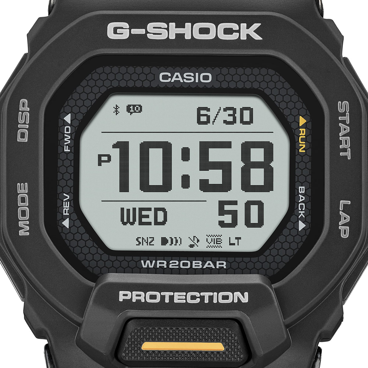 GBD-200 Reloj G-Shock Pulsera de Caucho para Hombre Digital Bluetooth