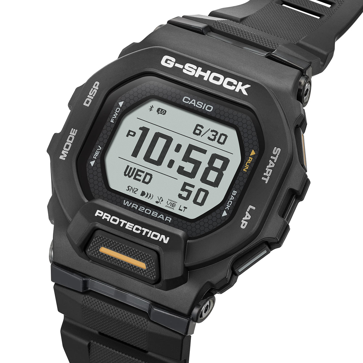GBD-200 Reloj G-Shock Pulsera de Caucho para Hombre Digital Bluetooth