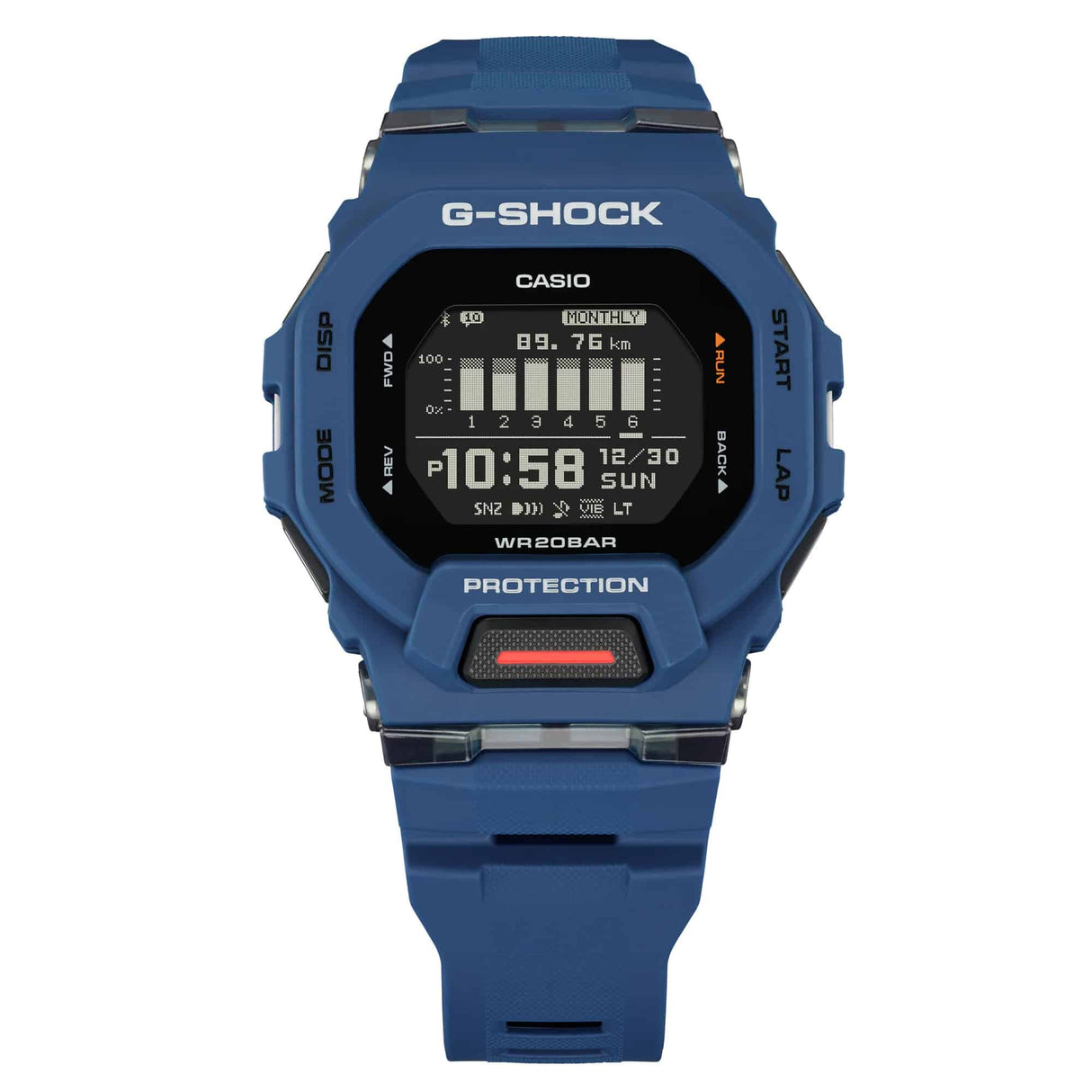 GBD-200 Reloj G-Shock Pulsera de Caucho para Hombre Digital Bluetooth