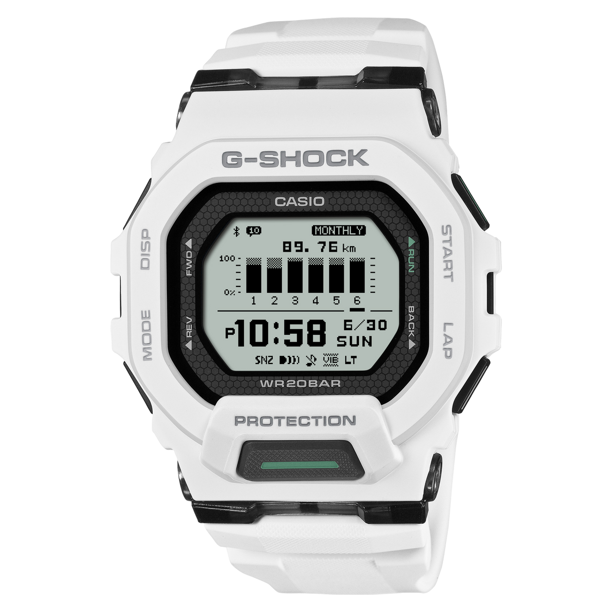 GBD-200 Reloj G-Shock Pulsera de Caucho para Hombre Digital Bluetooth