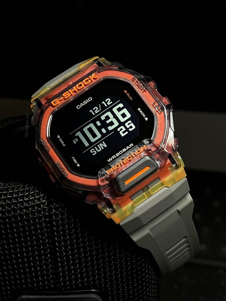 GBD-200 Reloj G-Shock Pulsera de Caucho para Hombre Digital Bluetooth