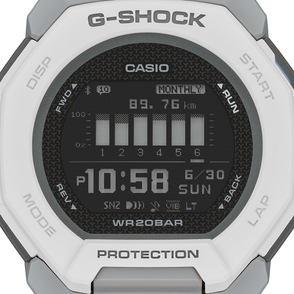 GBD-300 Reloj G-Shock digital conexión a celular pulsera de resina Bluetooth
