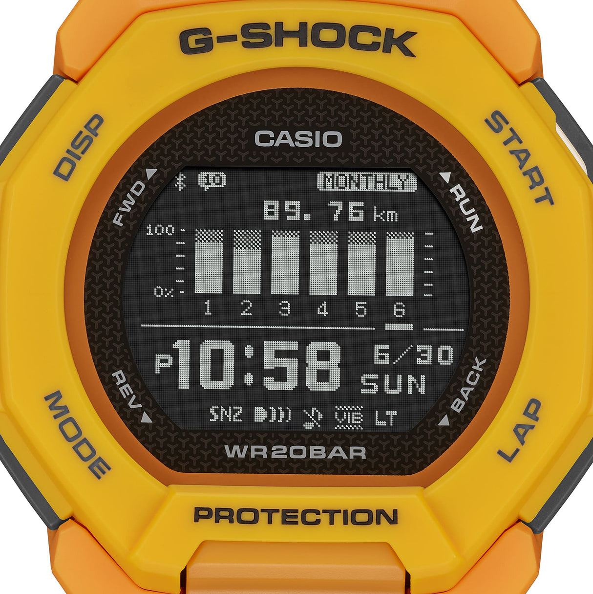 GBD-300 Reloj G-Shock digital conexión a celular pulsera de resina Bluetooth