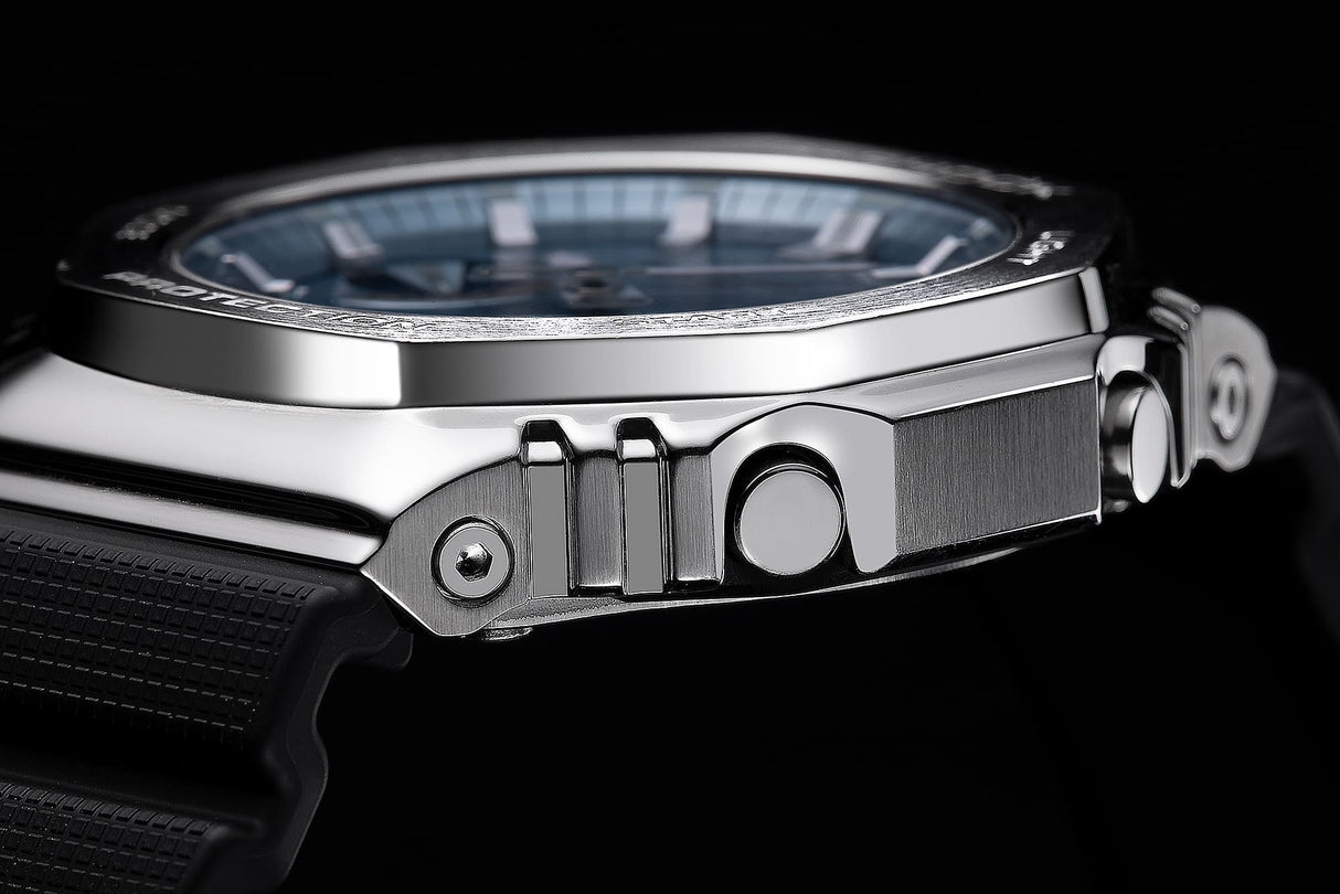 GBM-2100 Reloj G-Shock de caballero pulsera de resina doble hora