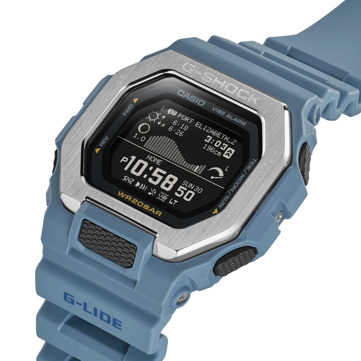 GBX-100 Reloj G-Shock Pulsera de Resina para Hombre Digital Bluetooth