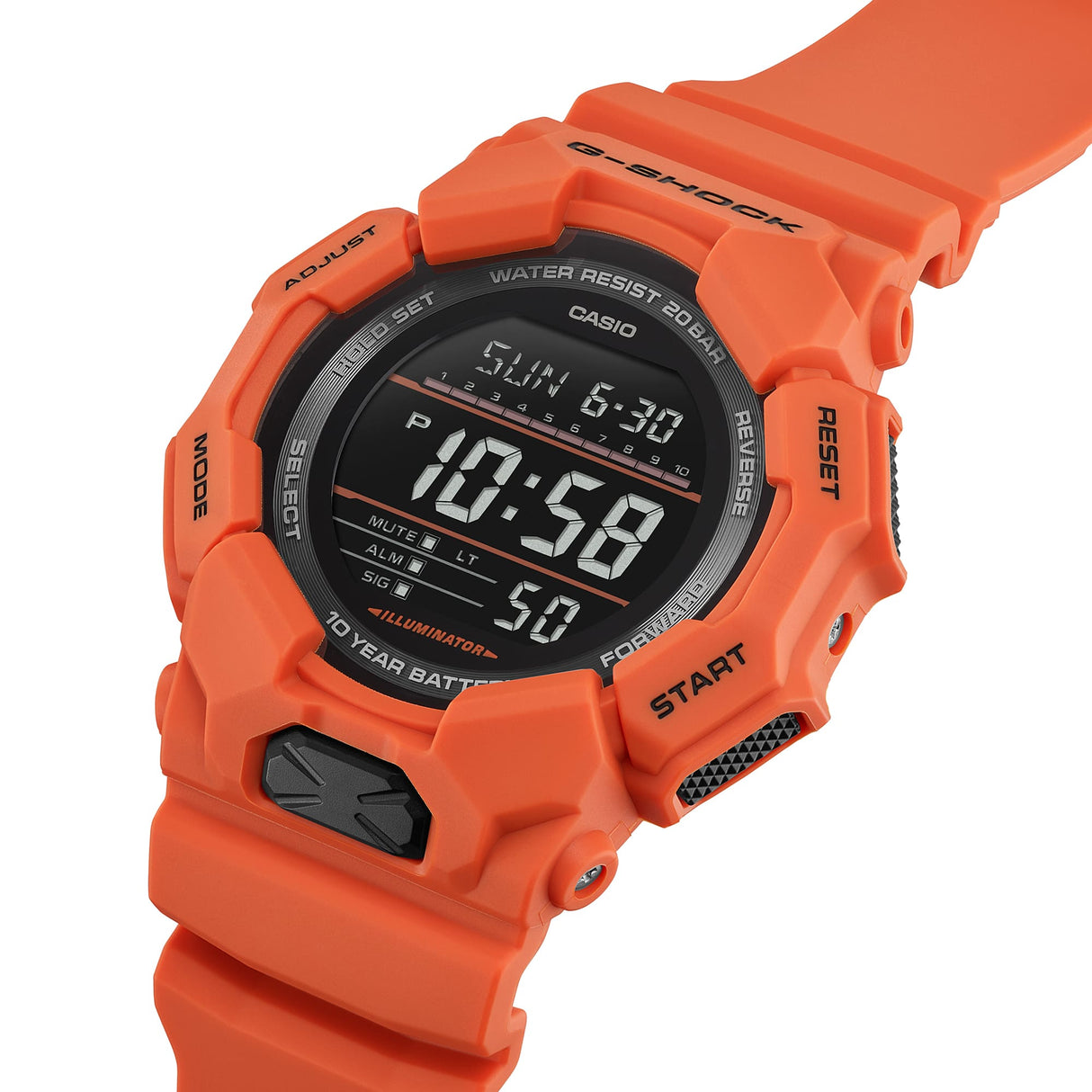 GD-010 Reloj G-Shock para caballero pulsera de Resina 10 años de batería