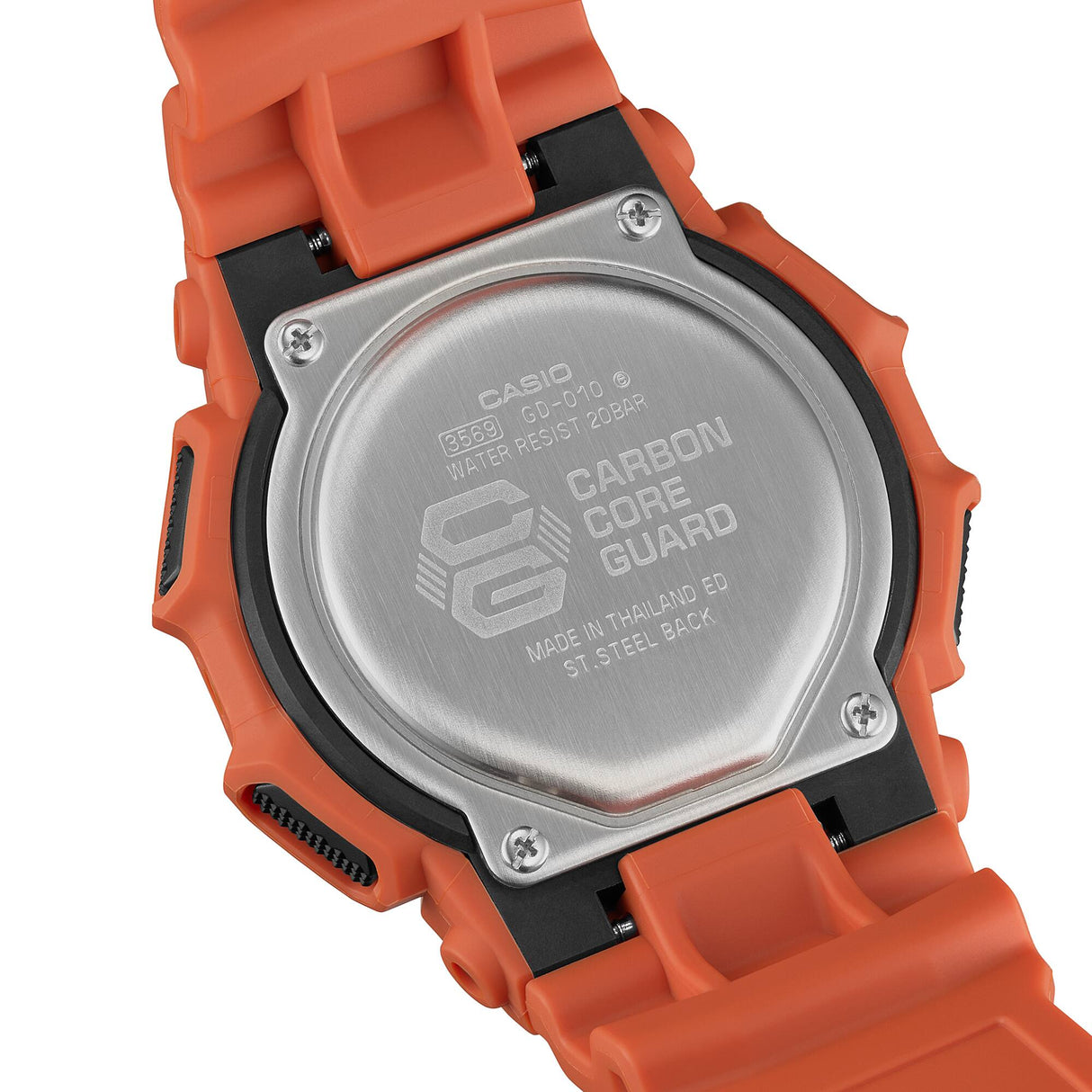 GD-010 Reloj G-Shock para caballero pulsera de Resina 10 años de batería