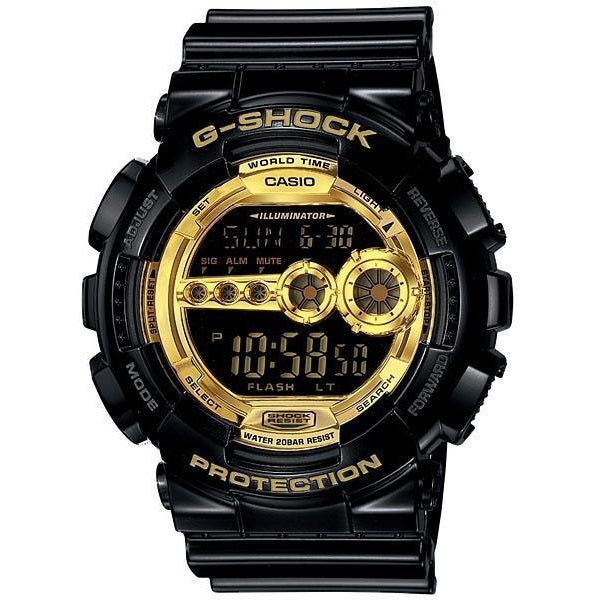 GD-100GB Reloj G-Shock de caballero banda de caucho digital
