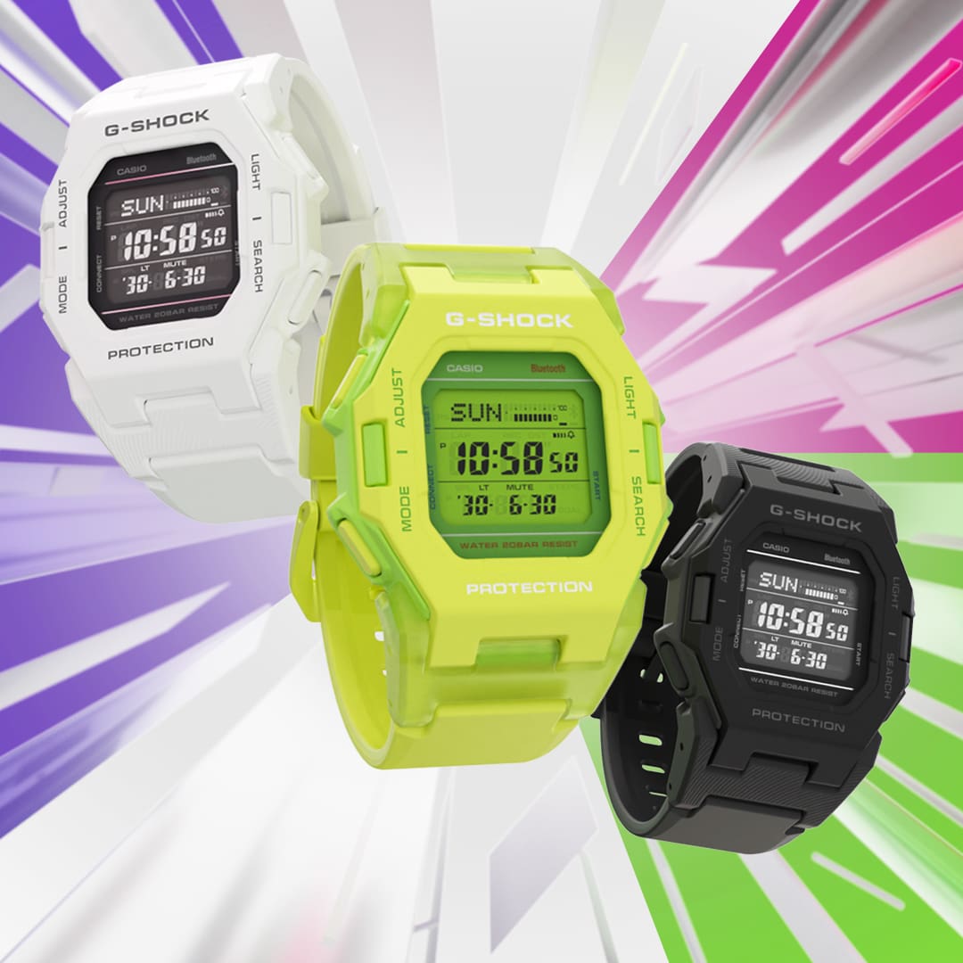 GD-B500 Reloj G-Shock Digital para Hombre pulsera de Caucho Bluetooth