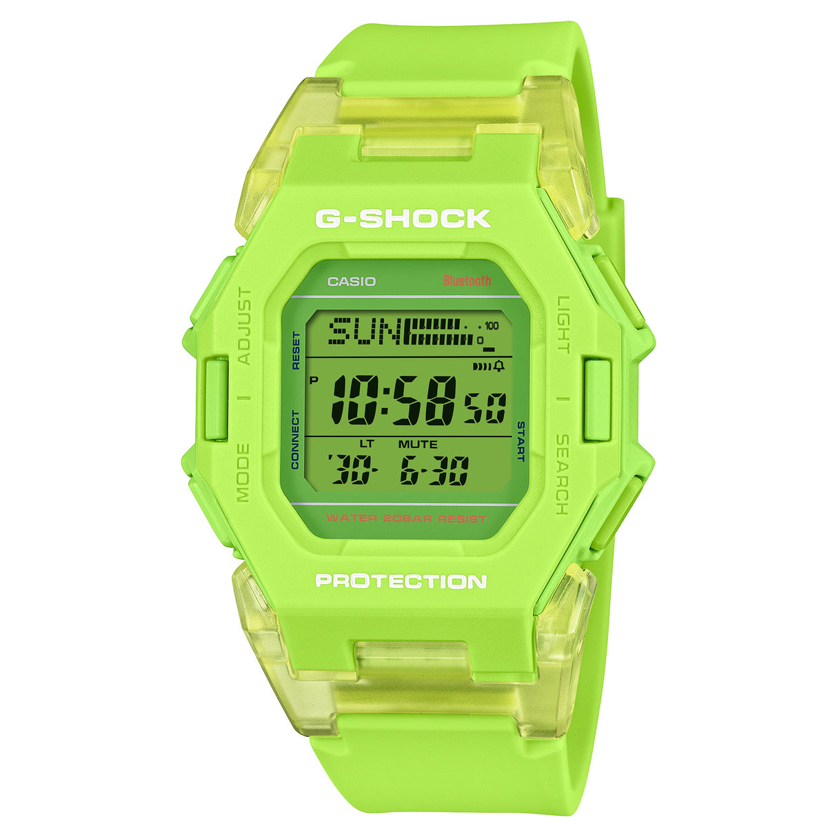 GD-B500 Reloj G-Shock Digital para Hombre pulsera de Caucho Bluetooth