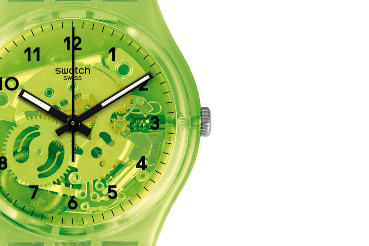 GG227 Reloj Swatch Lemon Flavour de mujer pulsera de resina