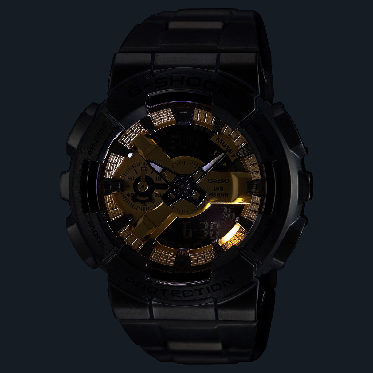 GM-110 Reloj G-Shock de hombre correa de metal