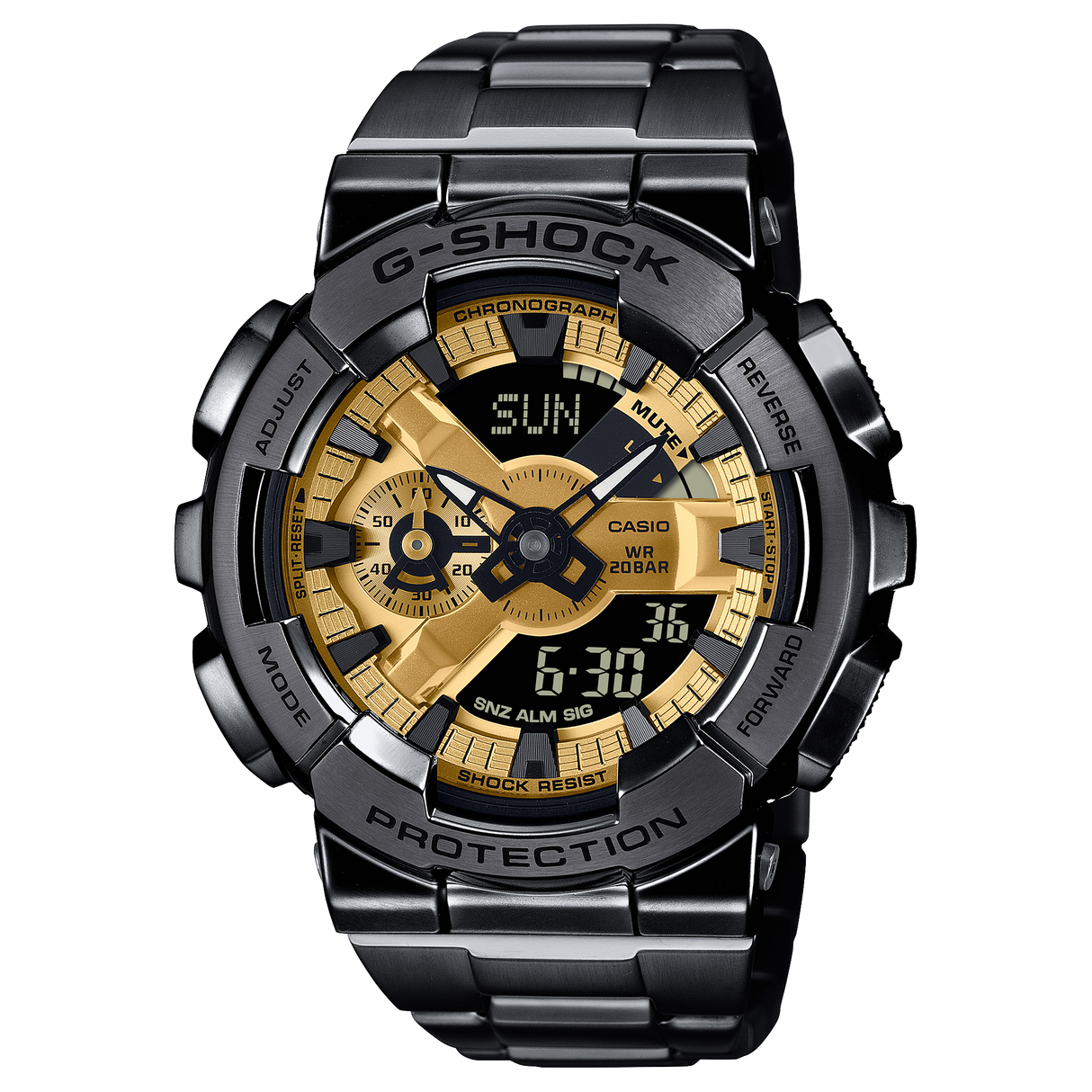 GM-110 Reloj G-Shock de hombre correa de metal