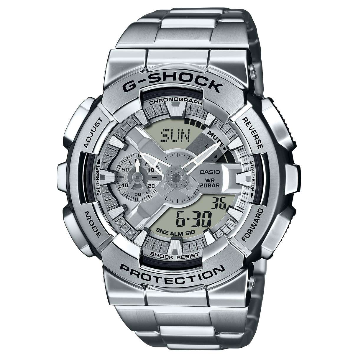 GM-110 Reloj G-Shock de hombre correa de metal