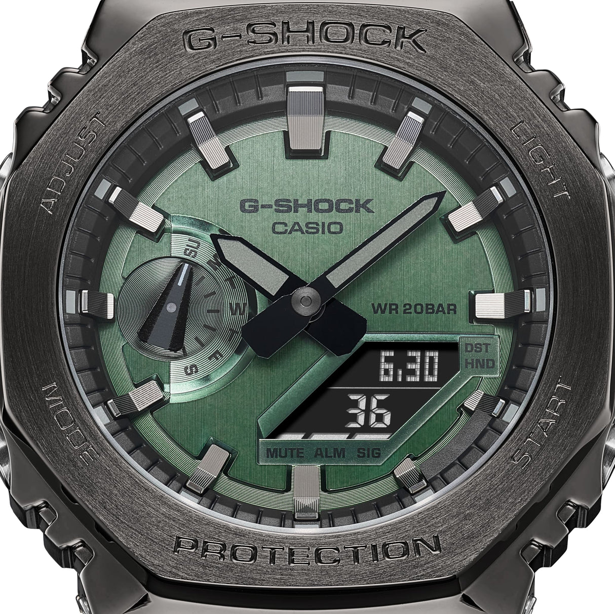 GM-2100 Reloj G-shock para caballero pulsera de caucho