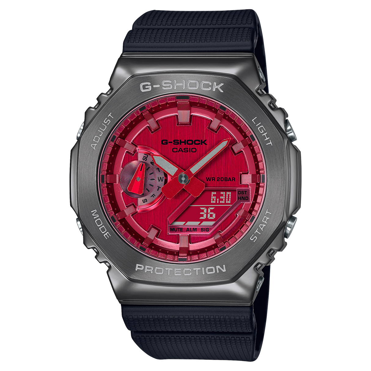 GM-2100 Reloj G-shock para caballero pulsera de caucho