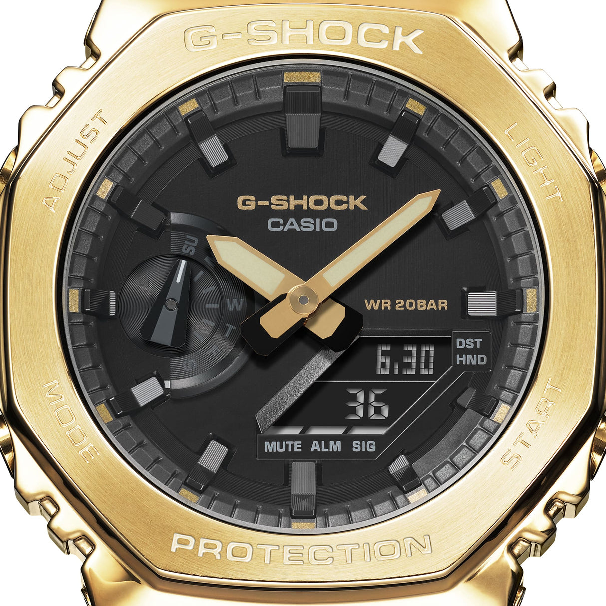 GM-2100 Reloj G-shock para caballero pulsera de caucho