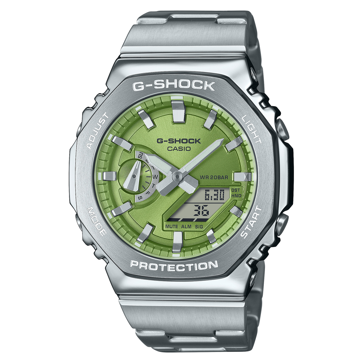 GM-2110D Reloj G-Shock para caballero pulsera de metal