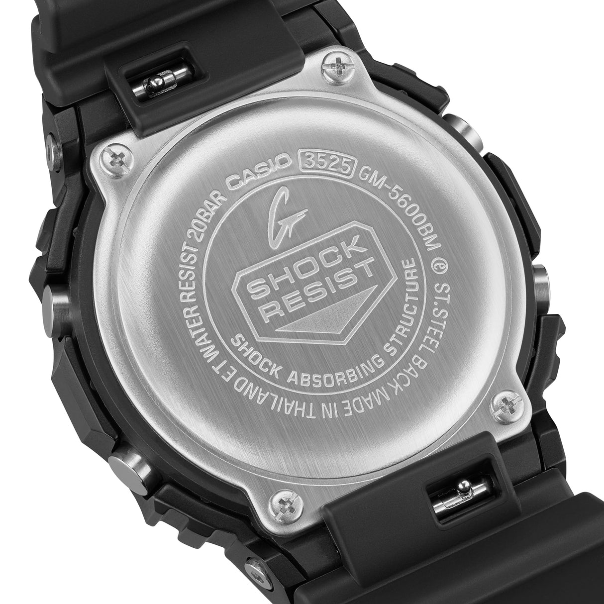 GM-5600 Reloj G-Shock banda de resina para Hombre Digital Super Illuminator
