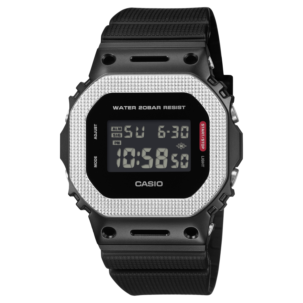 GM-5600 Reloj G-Shock banda de resina para Hombre Digital Super Illuminator