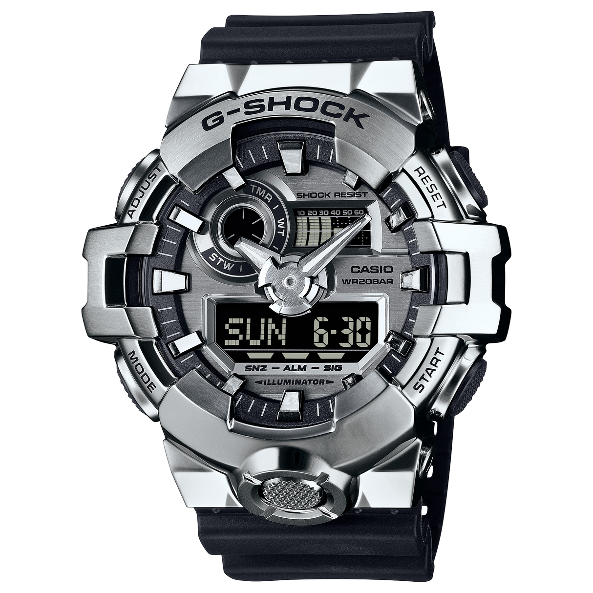 GM-700 Reloj G-Shock de hombre banda de caucho