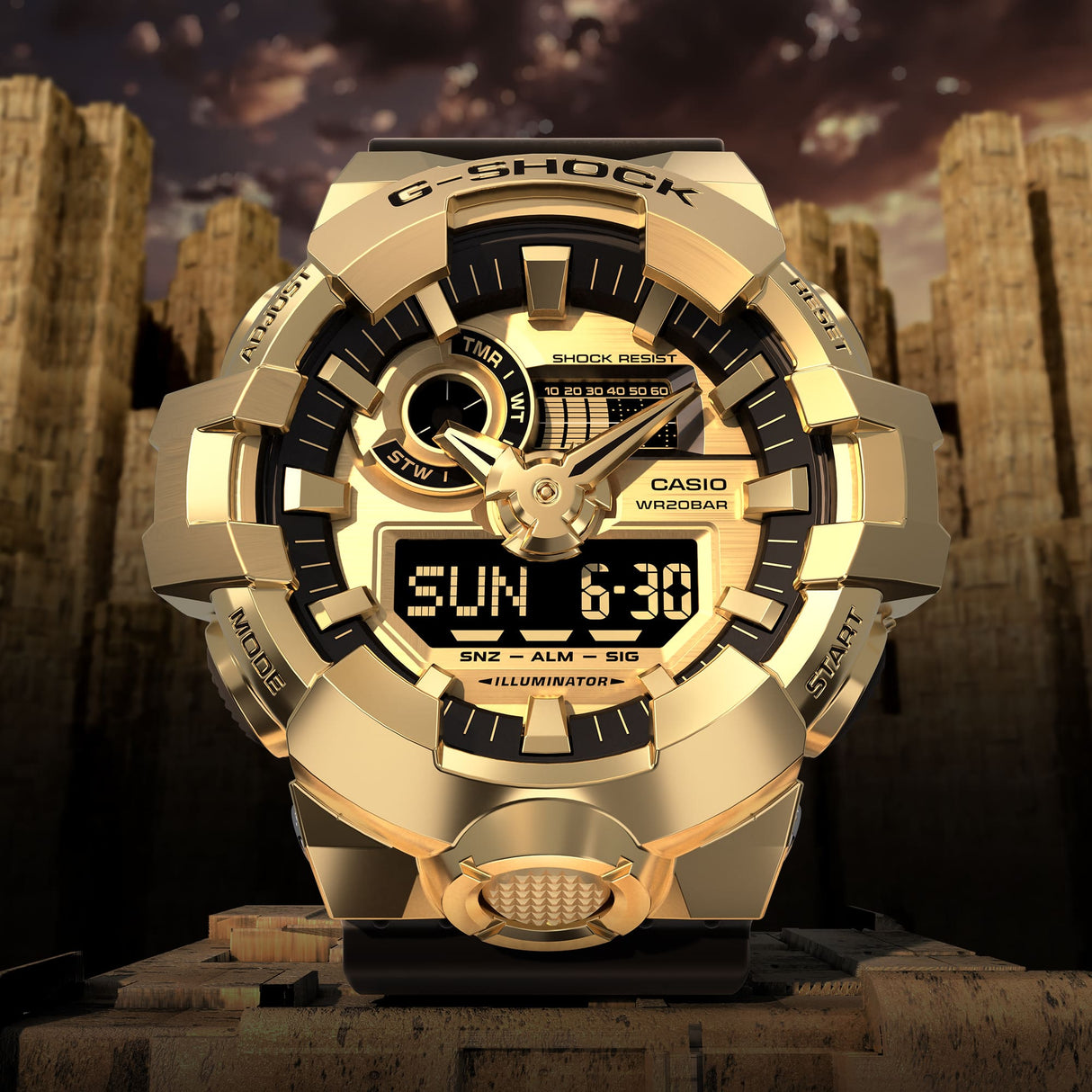 GM-700 Reloj G-Shock de hombre banda de caucho