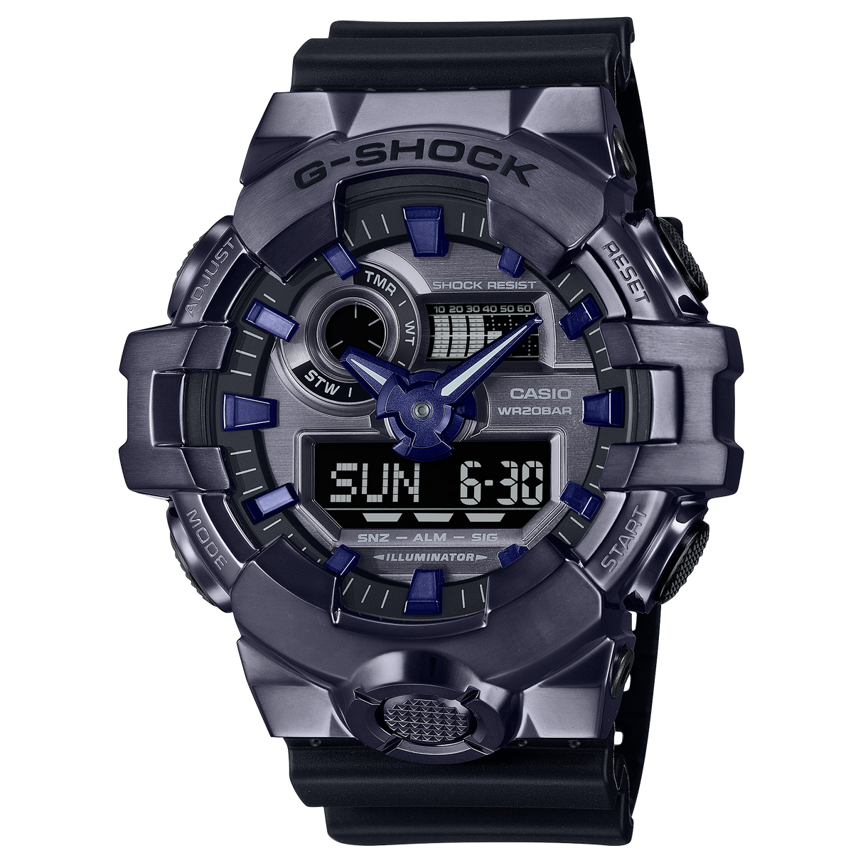 GM-700 Reloj G-Shock de hombre banda de caucho