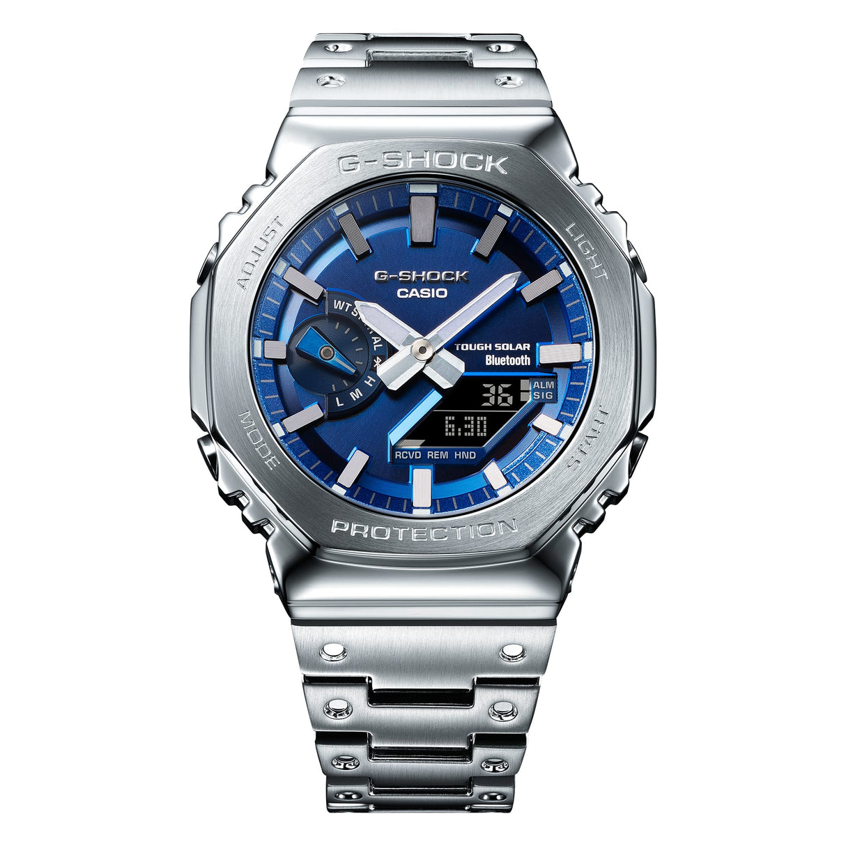 GM-B2100 Reloj G-Shock de hombre correa de metal bluetooth