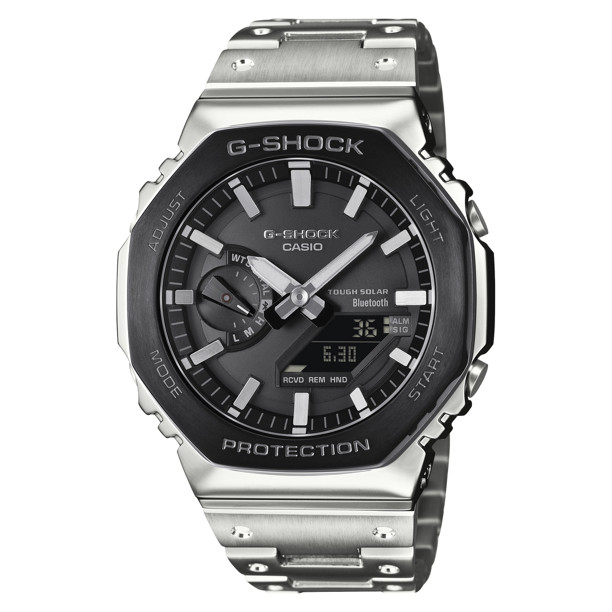 GM-B2100 Reloj G-Shock de hombre correa de metal bluetooth