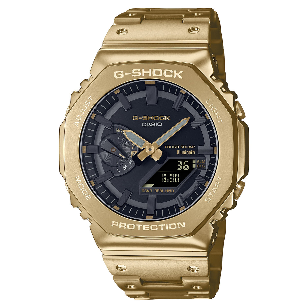 GM-B2100 Reloj G-Shock de hombre correa de metal bluetooth