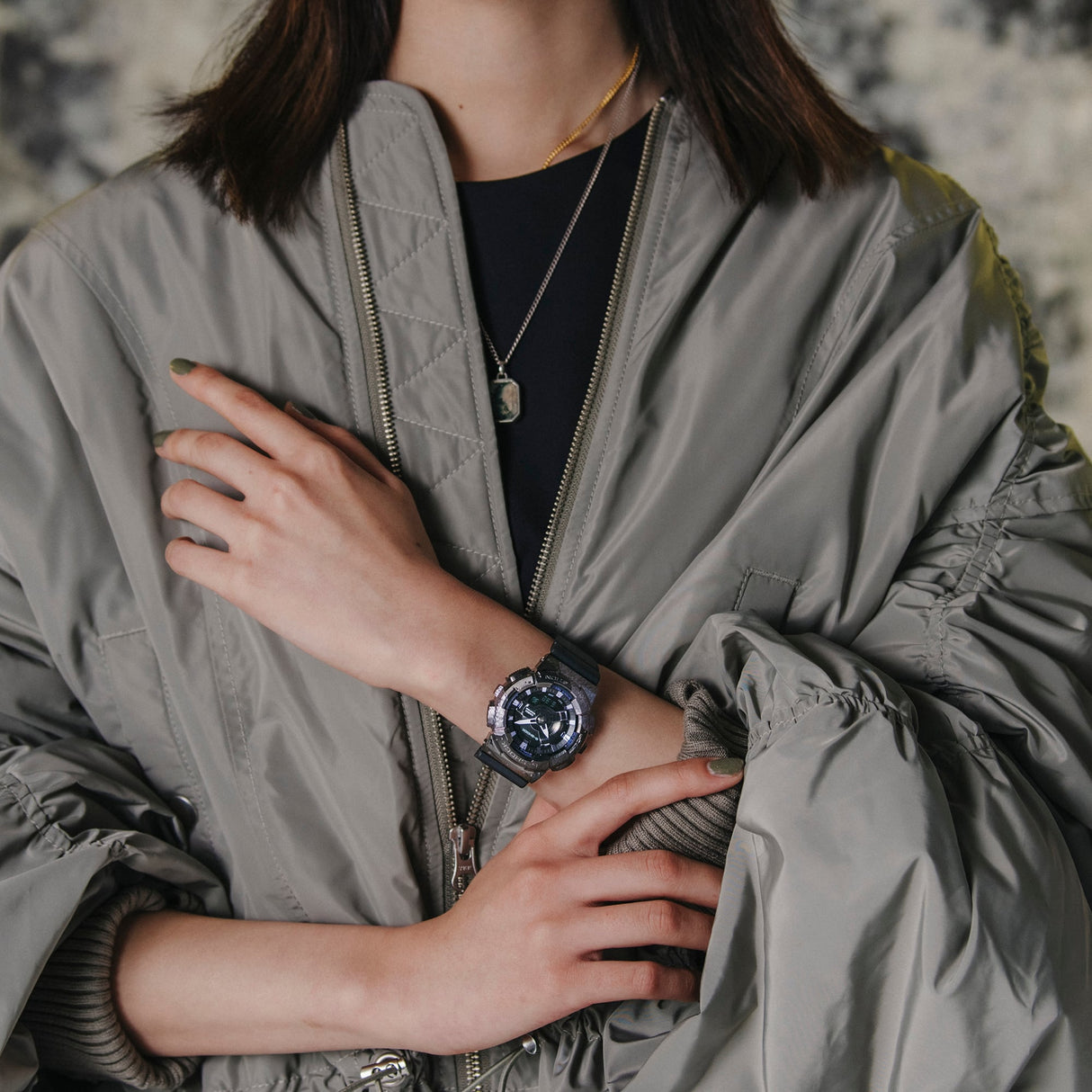 GM-S114 Reloj G-Shock de dama pulsera de caucho