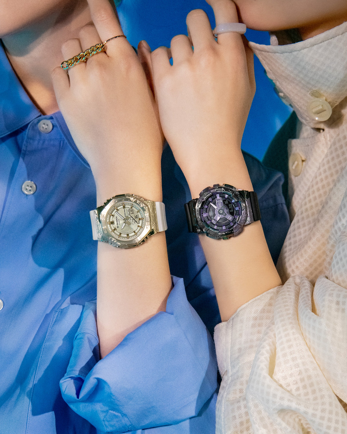 GM-S114 Reloj G-Shock de dama pulsera de caucho