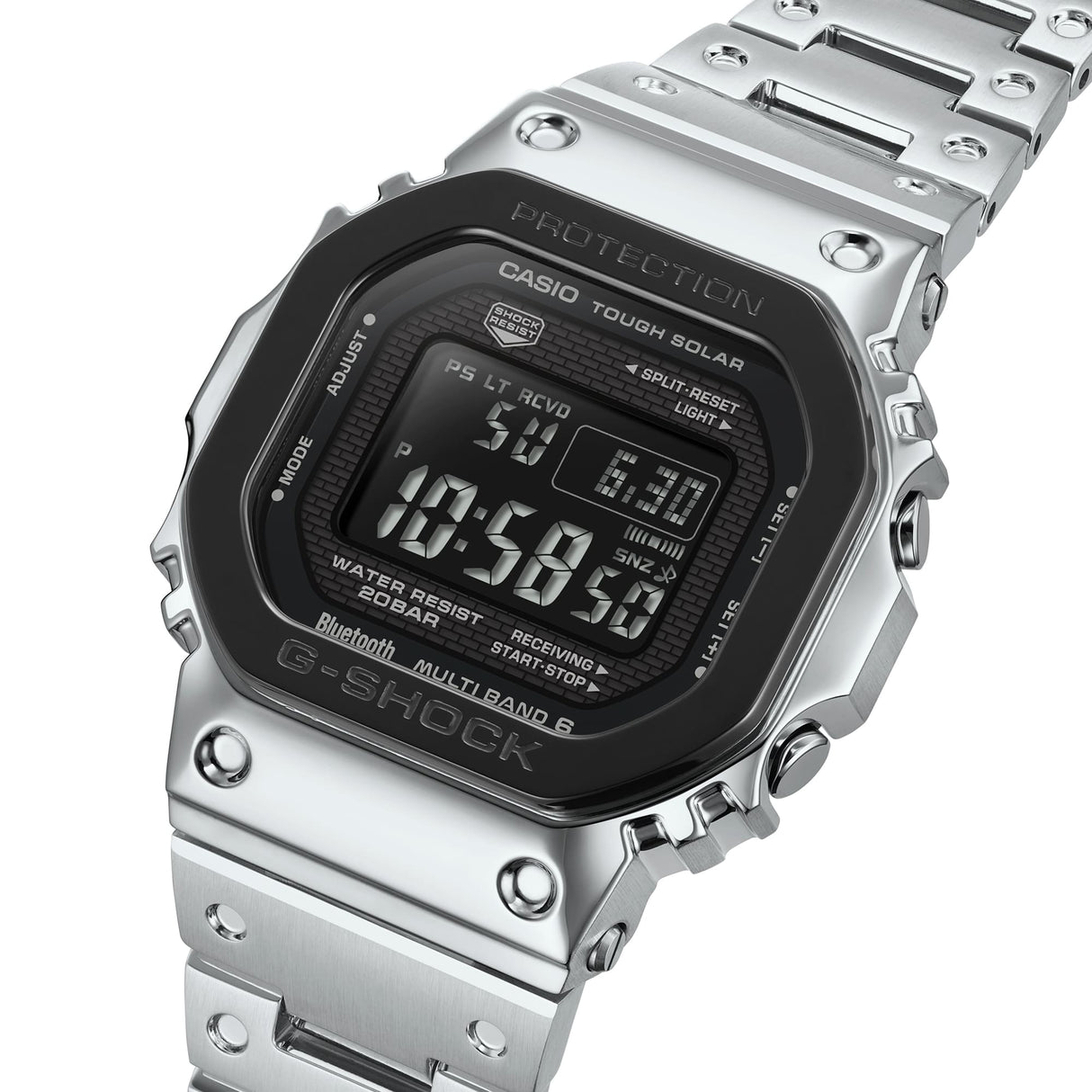GMW-B5000 Reloj G-Shock de hombre correa de metal bluetooth