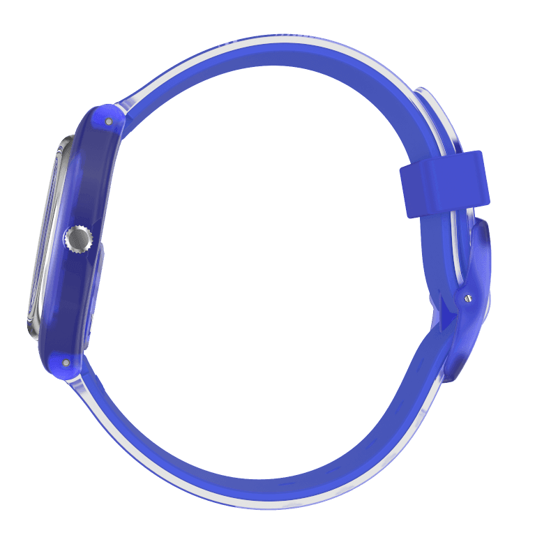 GN268 Reloj Swatch Electric Shark unisex pulsera de caucho