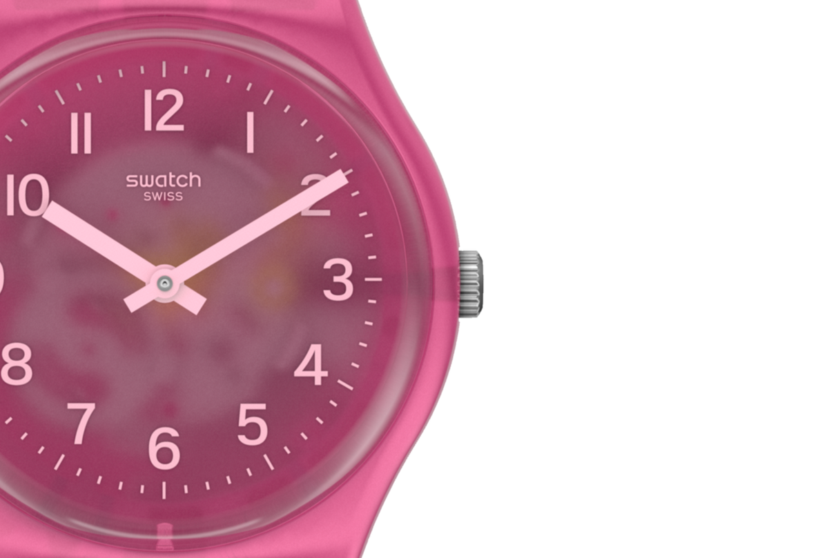 GP170 Reloj Swatch Blurry Pink de dama pulsera de resina