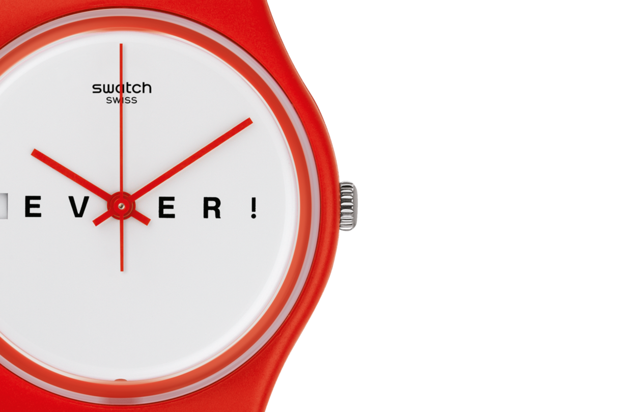 GR404 Swatch 4Everfever unisex pulsera de caucho