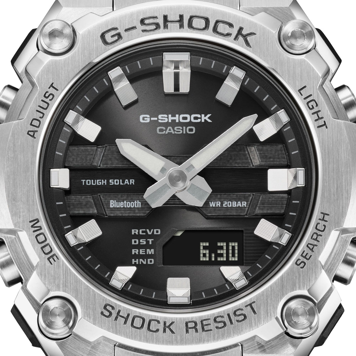 GST-B600D-1A Reloj G-Shock de caballero correa de acero inoxidable