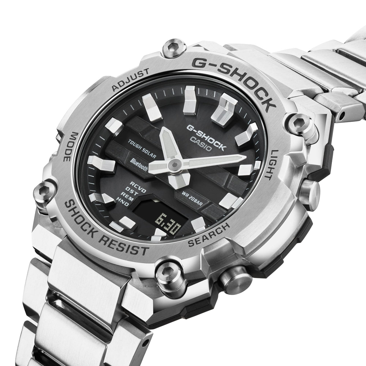GST-B600D-1A Reloj G-Shock de caballero correa de acero inoxidable