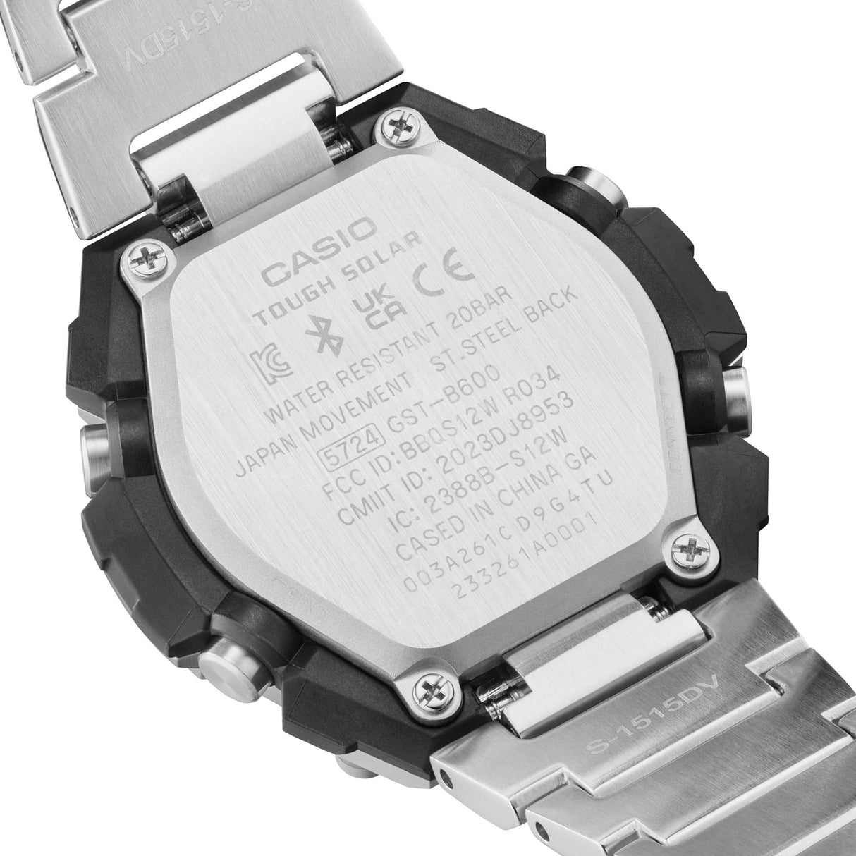 GST-B600D-1A Reloj G-Shock de caballero correa de acero inoxidable